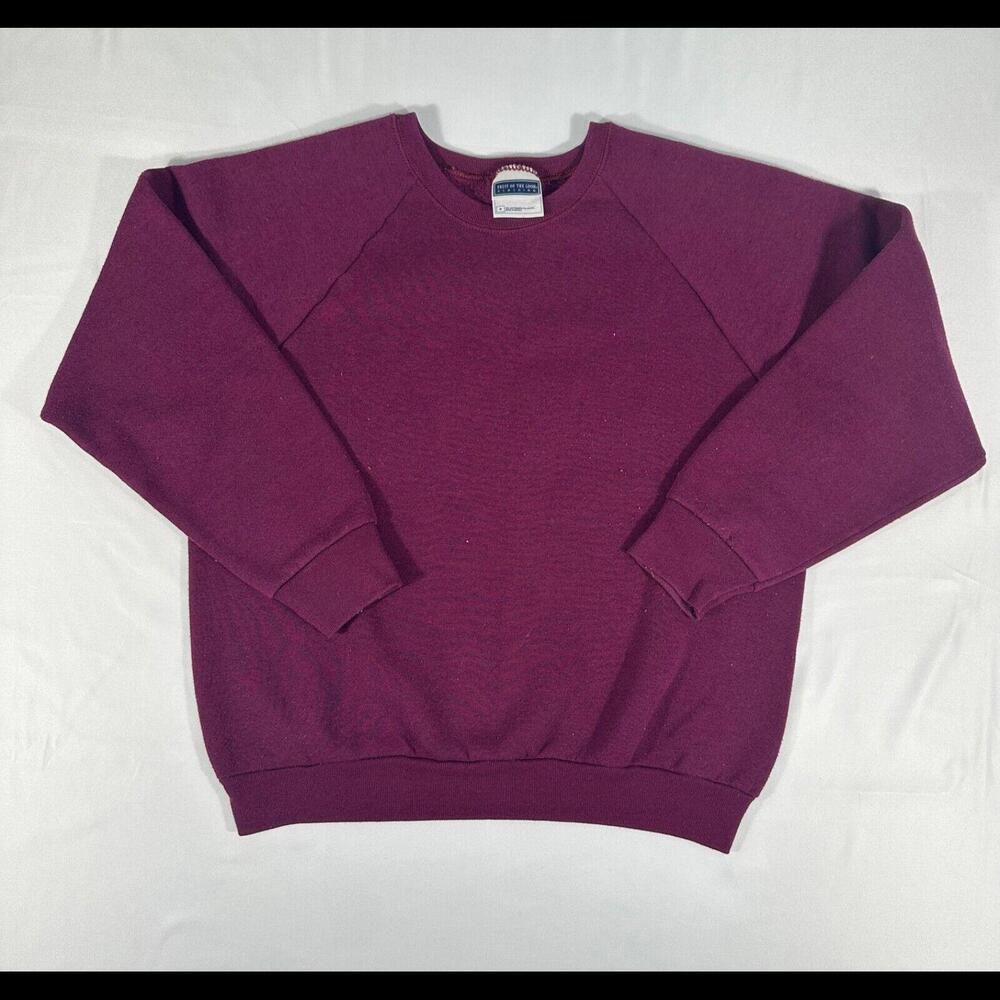 Vintage 90's Women's Crewneck Plum Sweatshirt